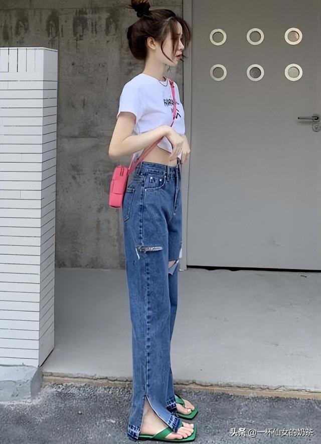 苹果型身材的人穿什么裤子好看（苹果型身材穿啥裤子）
