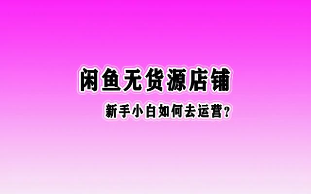 闲鱼无货源项目怎么做百家号，闲鱼的无货源赚钱应该怎么操作啊_