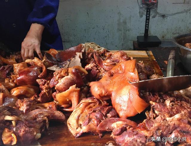 便宜7元一斤熟猪头肉批发，熟食猪头肉多少钱？